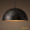 Antique Dome Brass Light Fixture