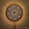 Round Moroccan wall sconce