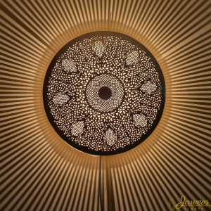 Round Moroccan wall sconce