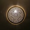 Moroccan round wall light