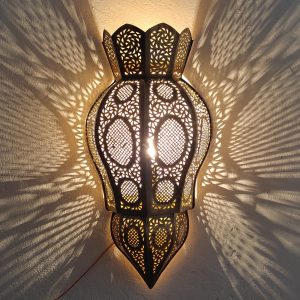 Moroccan Wall Sconce - Antique Brass Wall Lights